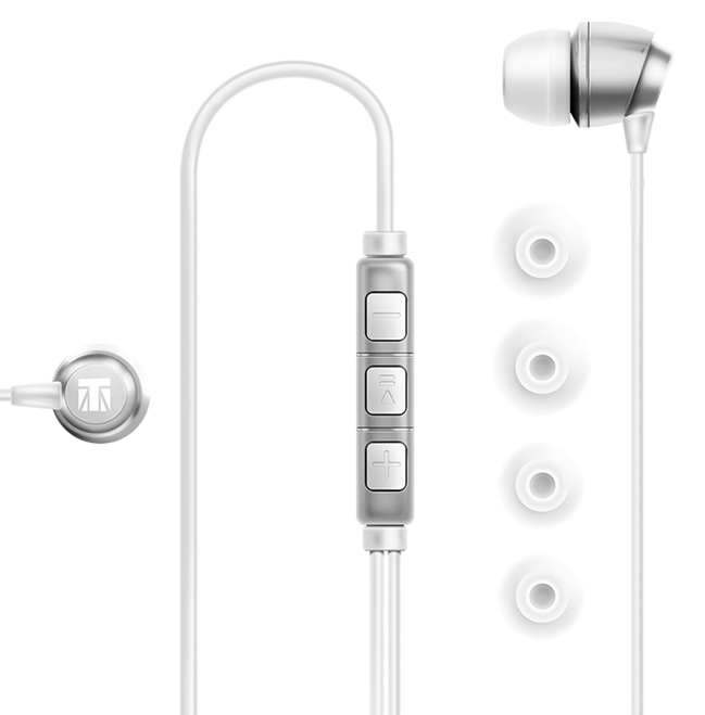 premium build earphones with in-line microphone and remote control